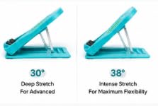 Calf Stretcher Stretching Board with Acupressure Design, Blue