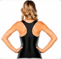 Women's Sauna Sweat Vest Body Shaper Tank Top, Black