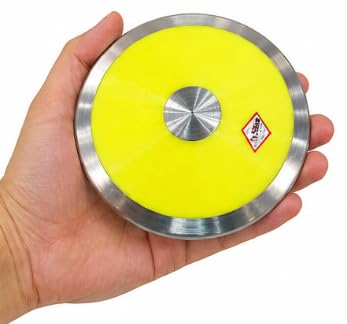 Competition Discus Throw 1.5 KG with Steel Rim for Athletics