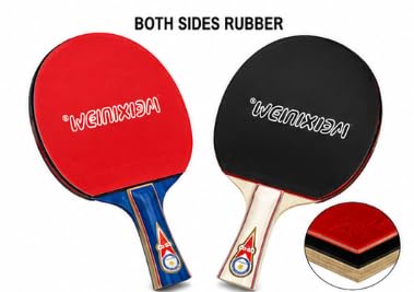 Weinixun Table Tennis Racket Set with Carrying Case, 2 Paddles