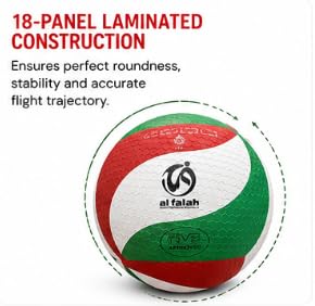 AL FALAH Official Volleyball PU Cover 18-Panel Laminated AS01-174