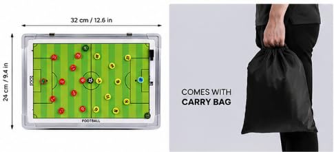 Soccer Coaching Board Magnetic Coach Board 45.5 x 30.5 cm