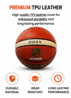 AL FALAH TPU Leather Basketball for Indoor & Outdoor