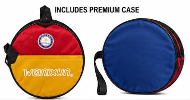 Weinixun Table Tennis Racket Set with Carrying Case, 2 Paddles