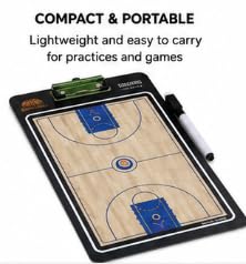Basketball Coaching Tactical Board with Full Court Design
