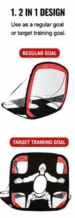 Portable Football Goal Foldable Pop-Up for Shooting Training