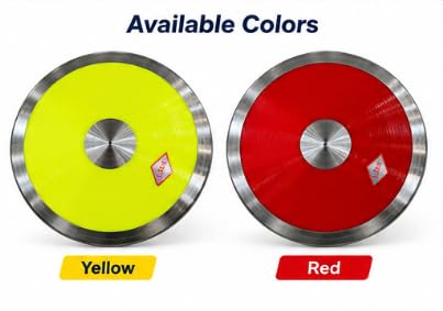 Competition Discus Throw 1.5 KG with Steel Rim for Athletics