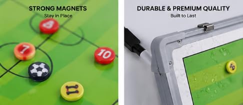 Soccer Coaching Board Magnetic Coach Board 45.5 x 30.5 cm