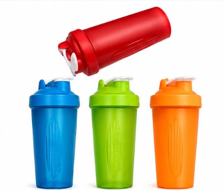 FALAH Shaker Bottle 600ml with Flip-Top Lid BLUE