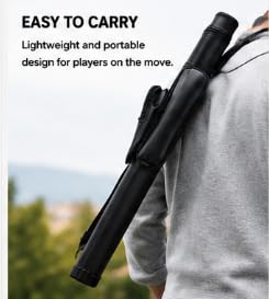FALAH Snooker & Billiard Cue Carry Case with Shoulder Strap black