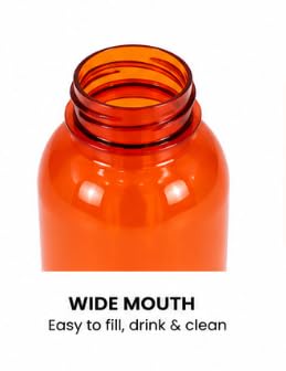 Sports Water Bottles Pack of 6 with Carrying Strap