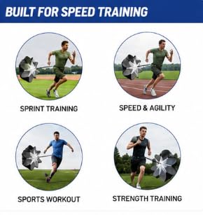 Speed Training Resistance Parachute with Waist Belt & Carry Bag
