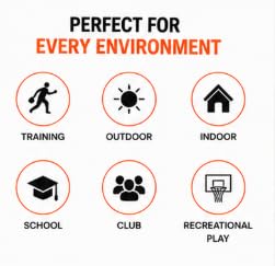 Training Basketball for Indoor & Outdoor Play, Durable Non-Slip Grip