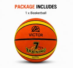 Training Basketball for Indoor & Outdoor Play, Durable Non-Slip Grip