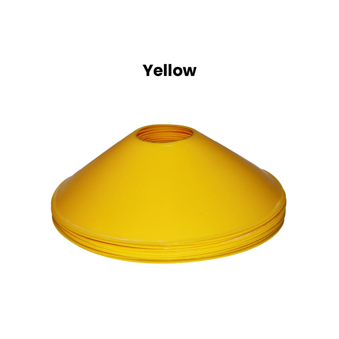 Training Cone, Football Training, Marking Cones, Sports Cones Marking Cones, Training Accessories Marking Discs, for Football Pulleys, 50 Pieces