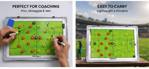 Soccer Coaching Board Magnetic Coach Board 45.5 x 30.5 cm