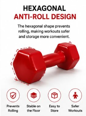 AL FALAH Vinyl Dumbbell Set Available in 1 KG, 2 KG, 3 KG, 4 KG & 5 KG