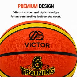 Training Basketball for Indoor & Outdoor Play, Durable Non-Slip Grip