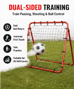 Falah Football Training Steel Rebounder Net 100 x 100 cm
