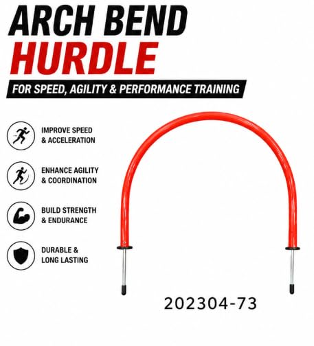Arch Bend Agility Hurdle for Football, Soccer & Fitness