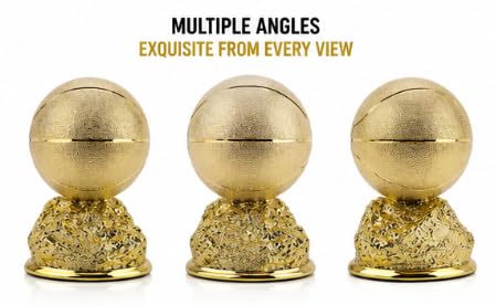 Al Falah Basketball Trophy Golden Rock-Style Base Award