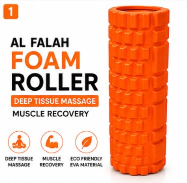 AL FALAH EVA Foam Roller 45CM & 35CM for Muscle Recovery