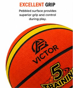Training Basketball for Indoor & Outdoor Play, Durable Non-Slip Grip