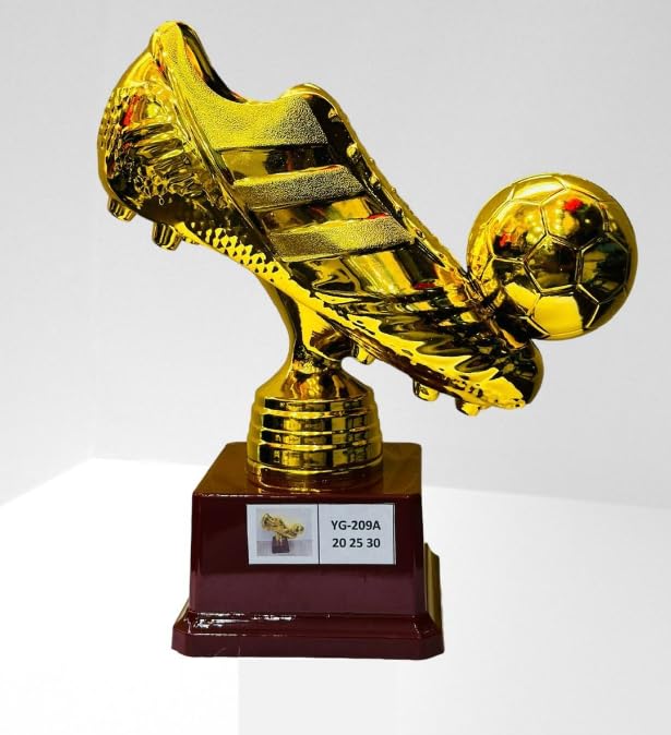 Soccer Trophy Gold Finish YG-209A Football Award