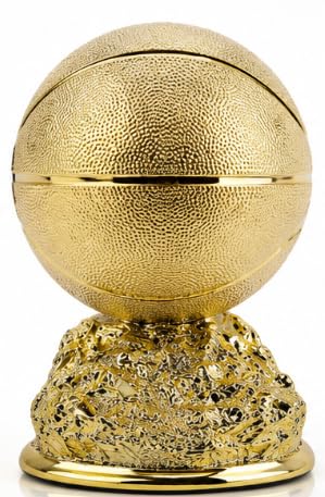 Al Falah Basketball Trophy Golden Rock-Style Base Award