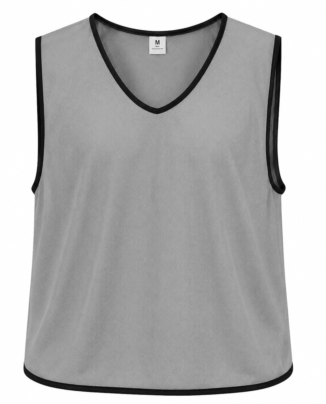 Training Bibs Pack of 12 Single Color Mesh Sports Vests