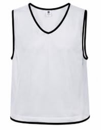Training Bibs Pack of 12 Single Color Mesh Sports Vests