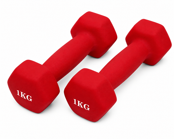 AL FALAH Vinyl Dumbbell Set Available in 1 KG, 2 KG, 3 KG, 4 KG & 5 KG