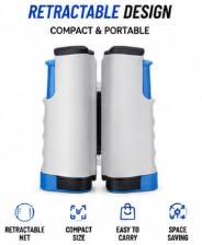 Retractable Table Tennis Net with Adjustable Clamp, Portable