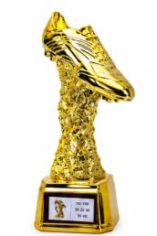 Soccer Shoe Resin Trophy Gold Finish FS-101, 29 cm