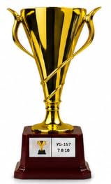 Gold Trophy Cup Award, YG-157, Pack of 12