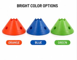 Flat Training Cones for Football, Basketball & Agility Drills