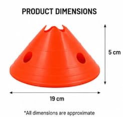 Flat Training Cones for Football, Basketball & Agility Drills