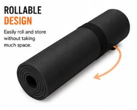 Yoga Mat with Net Carry Bag, Non-Slip, Durable & Lightweight