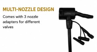 Al falah High Pressure Floor Pump with Ergonomic T-Handle