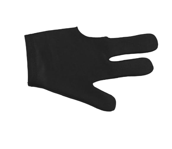 Black Billiard Snooker Three-Finger Glove Pack of 12
