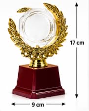 Champion Award Trophy with Crystal Globe, 17 cm
