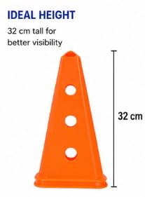 Triangle Training Cones 32CM for Sports Agility Drills
