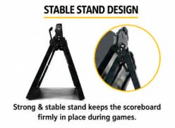 Portable Flip Scoreboard Tabletop with Foldable Stand