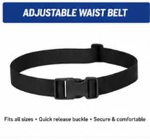 Speed Training Resistance Parachute with Waist Belt & Carry Bag