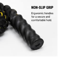 Battle Rope for Strength Training 12M with Non-Slip Handles