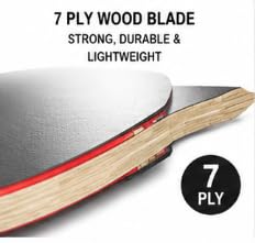 Weinixun Table Tennis Racket Set with Carrying Case, 2 Paddles