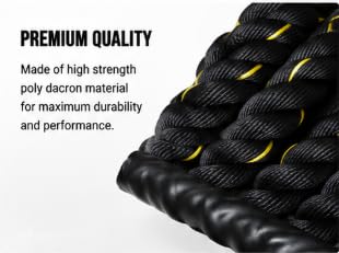 Battle Rope for Strength Training 12M with Non-Slip Handles