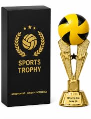 Volleyball Sports Trophy with Gold Finish, 27 cm