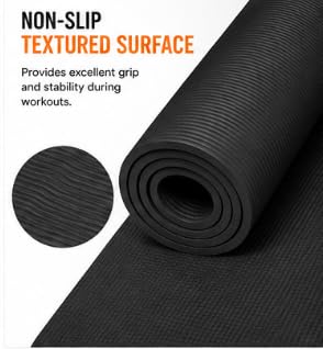 Yoga Mat with Net Carry Bag, Non-Slip, Durable & Lightweight