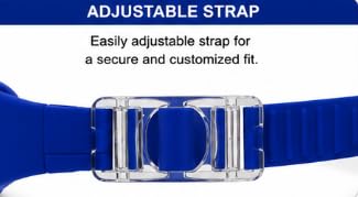 AL FALAH Swimming Goggles for Men & Women, Adult Swim Goggles, Comfortable Anti-Fog Swimming Goggles with Adjustable Strap for Pool, Training & Swimming